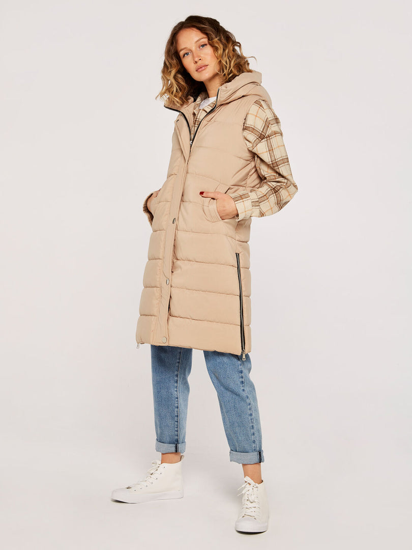 Padded Gilet Hooded Jacket