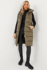 Load image into Gallery viewer, Padded Gilet Hooded Jacket
