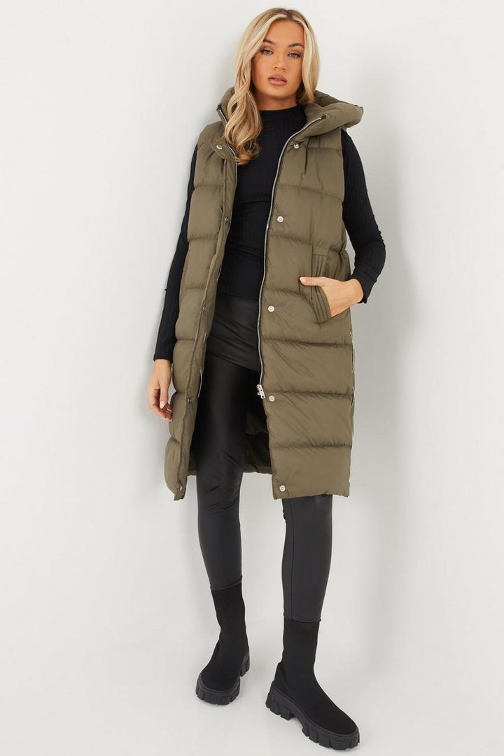 Padded Gilet Hooded Jacket