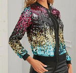 Load image into Gallery viewer, Sequin ZipUp Jacket
