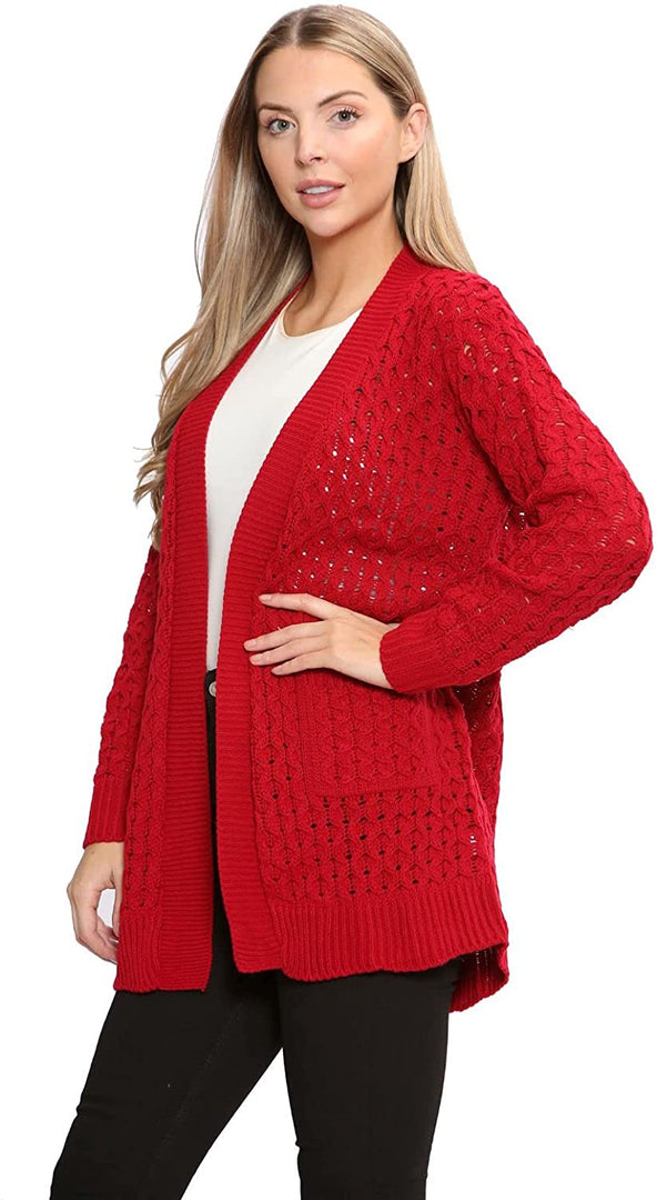 Crochet Knitted Oversized Cardigan