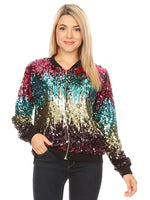 Load image into Gallery viewer, Sequin ZipUp Jacket
