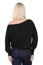 Load image into Gallery viewer, One Off-Shoulder Batwing Top
