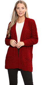 Load image into Gallery viewer, Crochet Knitted Oversized Cardigan
