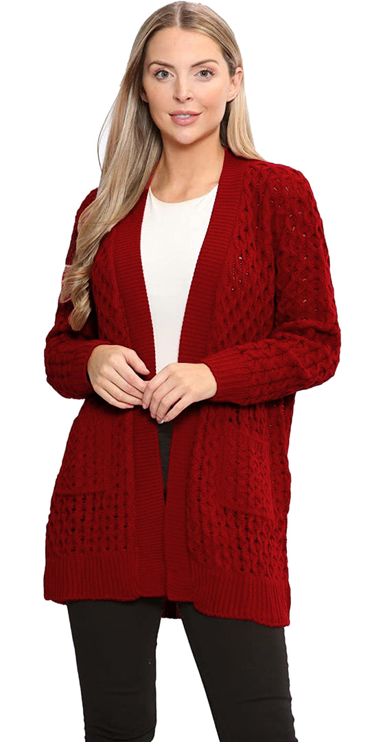 Crochet Knitted Oversized Cardigan